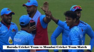 Baroda Cricket Team vs Mumbai Cricket Team Match Scorecard